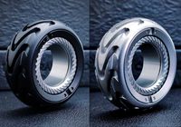 Спинер Taffu Stainless Steel Heavy Motor Fidget Ring Black/Silver