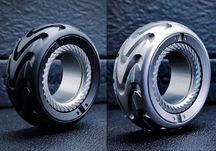 Спінер Taffu Stainless Steel Heavy Motor Fidget Ring Black