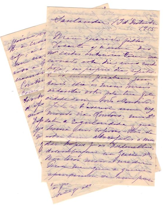 ESPÓLIO - Conjunto de 10 cartas de Francisco Ferrão Castello Branco