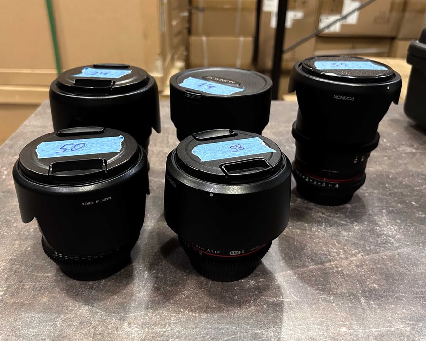 Rokinon 14, 24, 35, 50, 85mm T1.5 Cine DS Lens Bundle for Canon EF