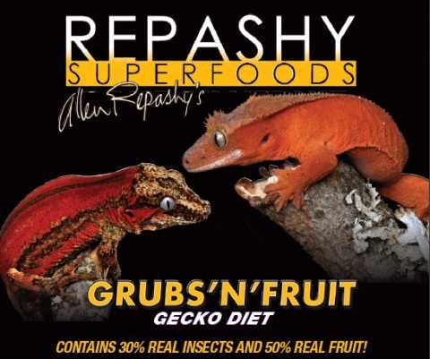 Repashy Grubs&Fruit - z owadami, karma dla gekon orzęsiony 50 gram