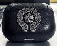 Чехол для airpods pro 2 Chrome Hearts airpods pro 2 leather pu case
