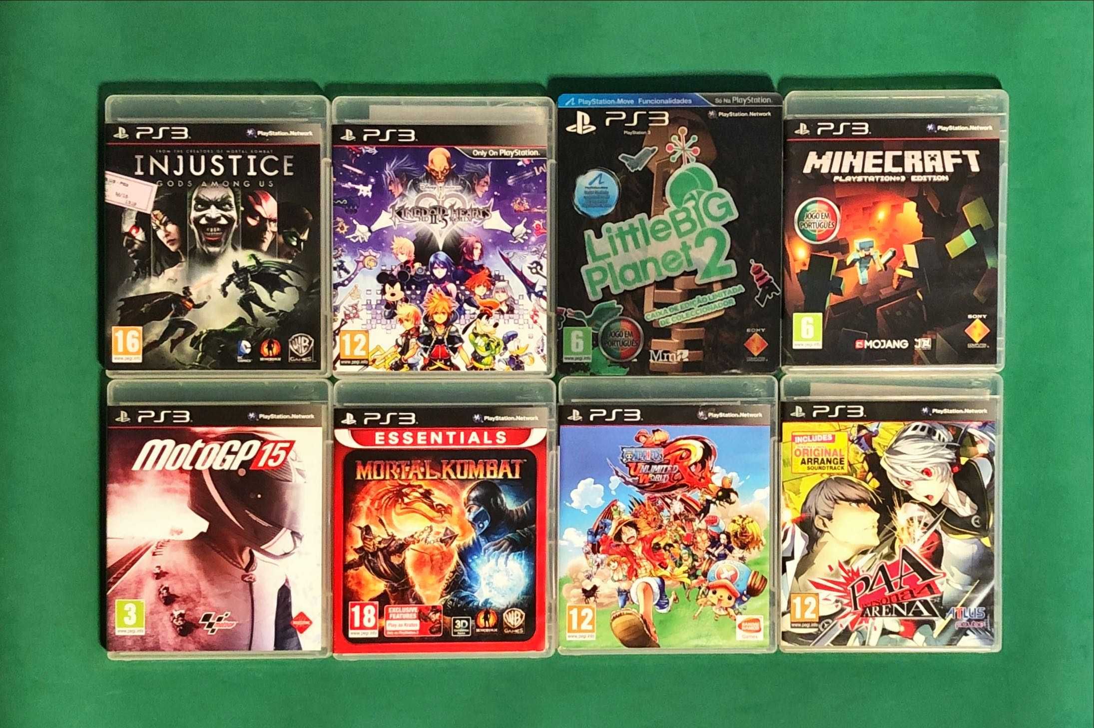 PLAYSTATION 3 PS 3 007 Creed Dark Souls Minecraft Kombat Sly DIVERSOS