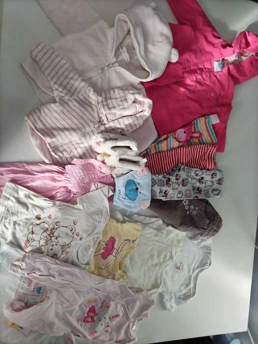 Ubranka dla dziewczynki roz 62 /68