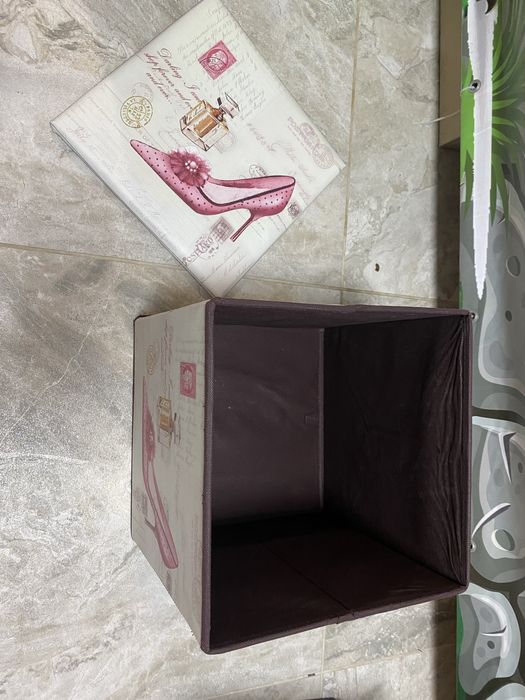 Пуфик органайзер складной пуф