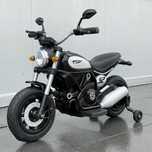 Motocykl TRIUMPH BOBBER Chopper Elektryczny Auto AKUMULATOR 2 DZIECI