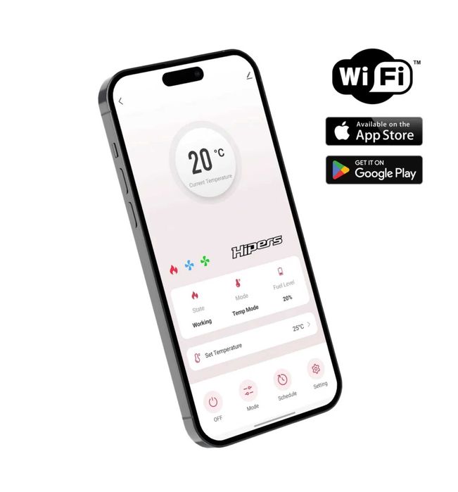 Mobilne nagrzewnice olejowe na podczerwień HIPERS