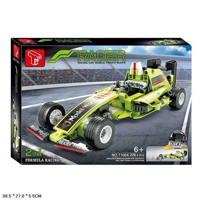 Конструктор Qman 3 в 1, машина, інерція, 637дет.