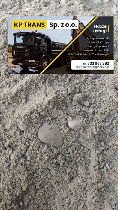 Pospółka piasek zasypowy piasek płukany żwiry kruszony beton