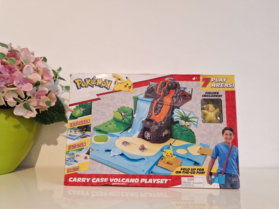 Pokemon Walizka transportowa Wulkan Figurka pikachu