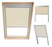 Roleta zaciemniająca BEŻ 66x118 okna dach. VELUX FAKRO OPTILIGHT FK06