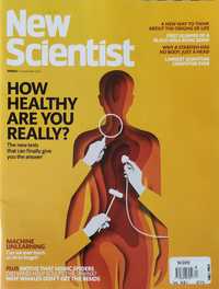New Scientist magazyn Jak zdrowy jesteś? Nauka, AI, hakerzy