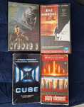 Żyć i umrzeć w L.A. Cube. Cyborg. Piąty element. Kasety wideo VHS