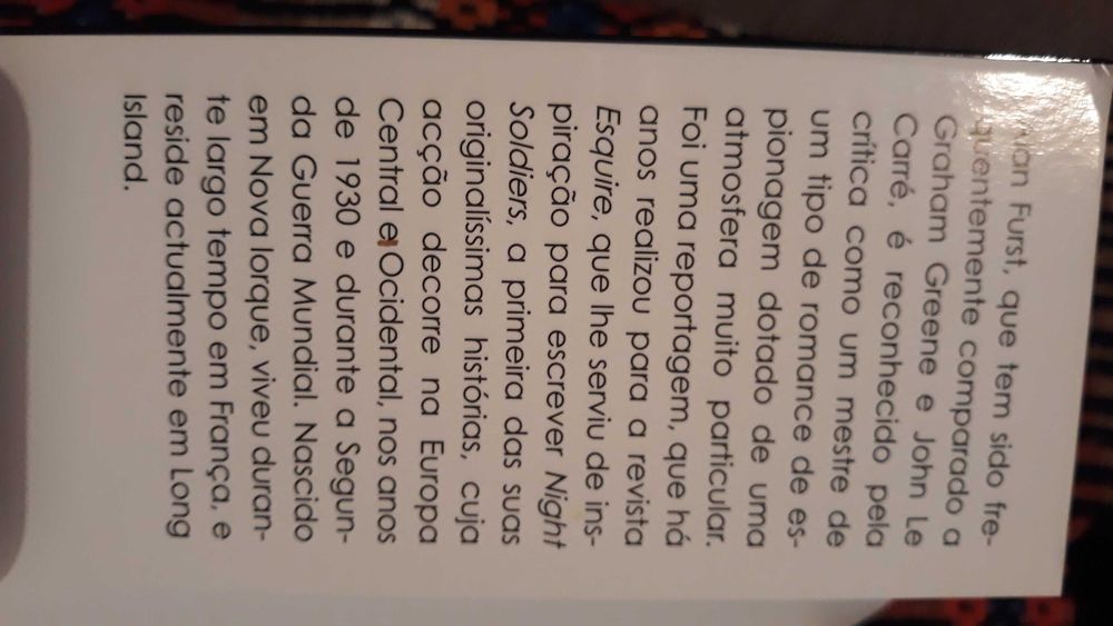 Alan Furst - O Reino das Sombras - portes incluídos