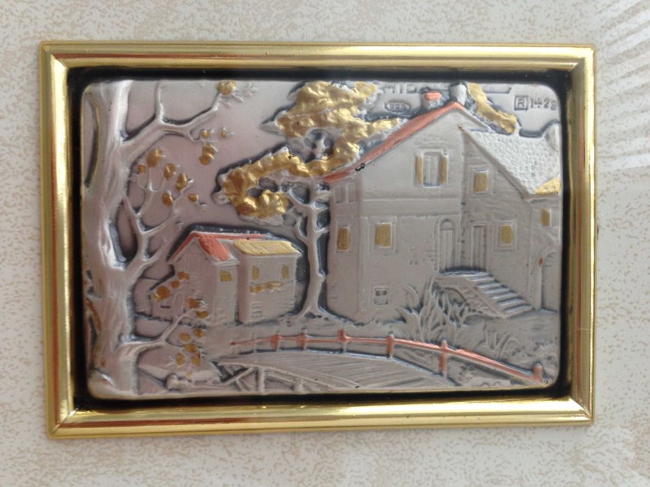 Quadro decorativo em prata