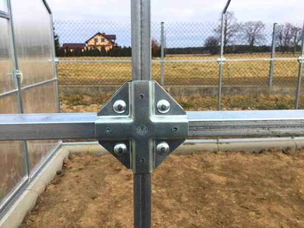 Szklarnia Proste ściany Poliwęglan 4/6mm 3x4 3x6 3x8 3x10 profil 40x20