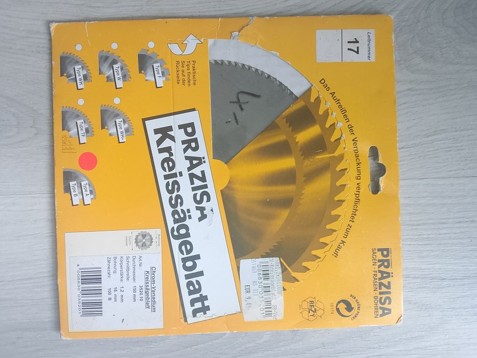 Пильные диски/Saw Blade из Европы