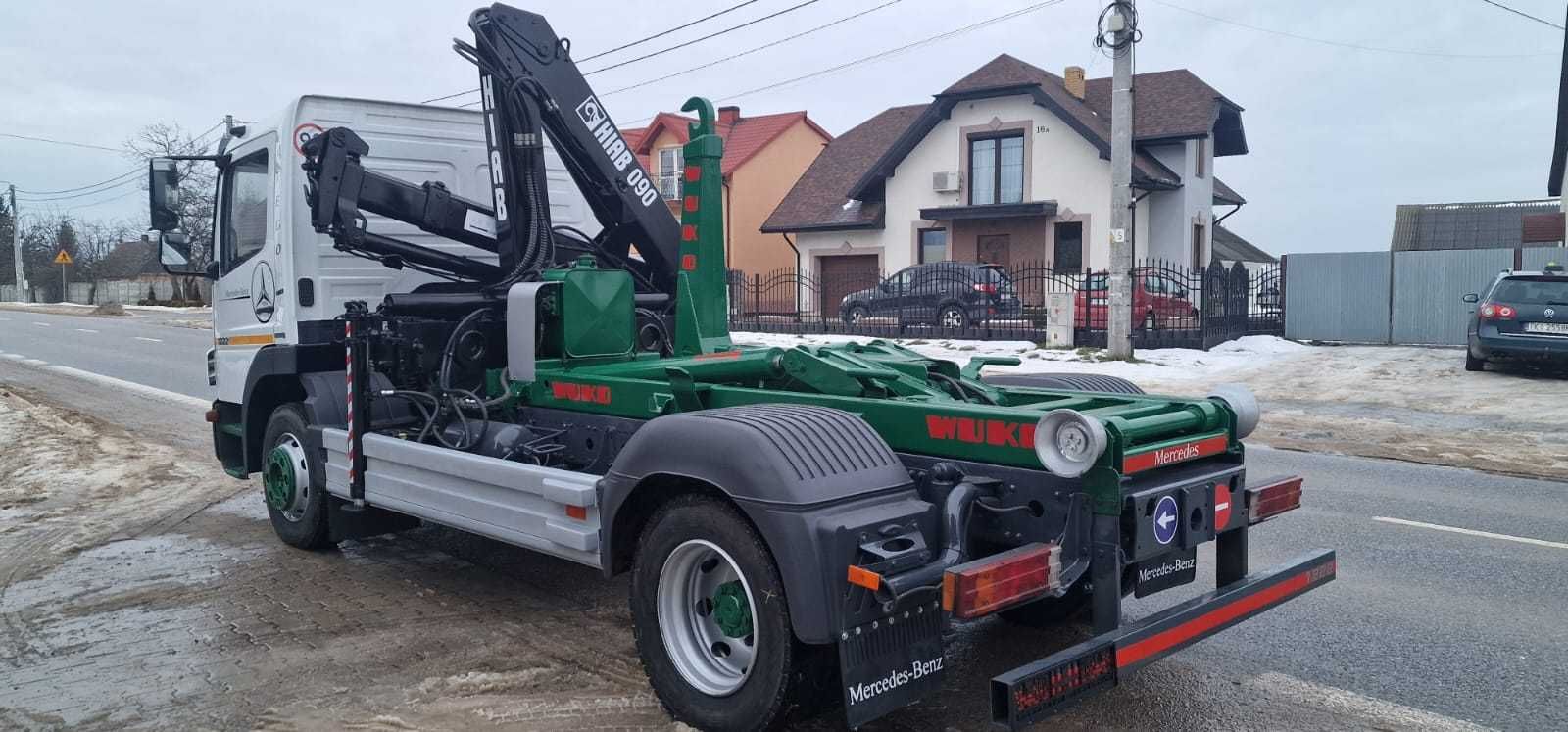 Mercedes atego hakowiec z hds kilka sztuk