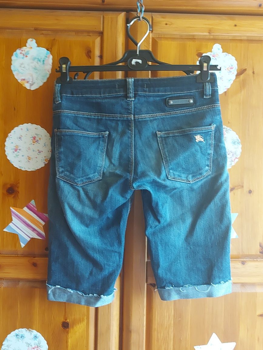 Spodenki krótkie jeans rozmiar S/M firma Burberry