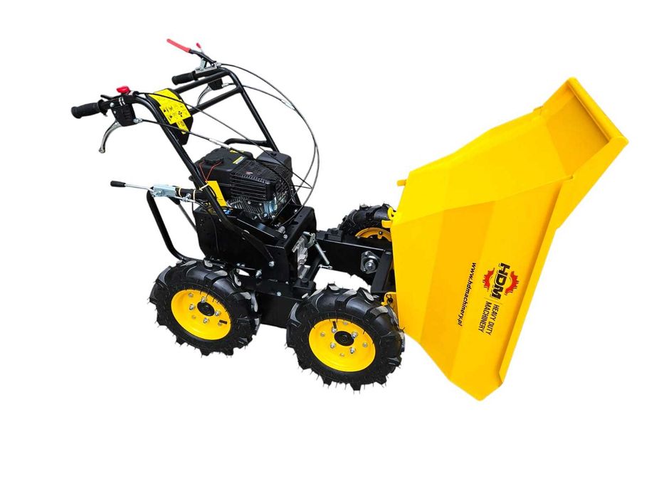 Wozidło spalinowe budowlane taczka napęd 4x4 HDM wywrotka LONCIN 6.5KM