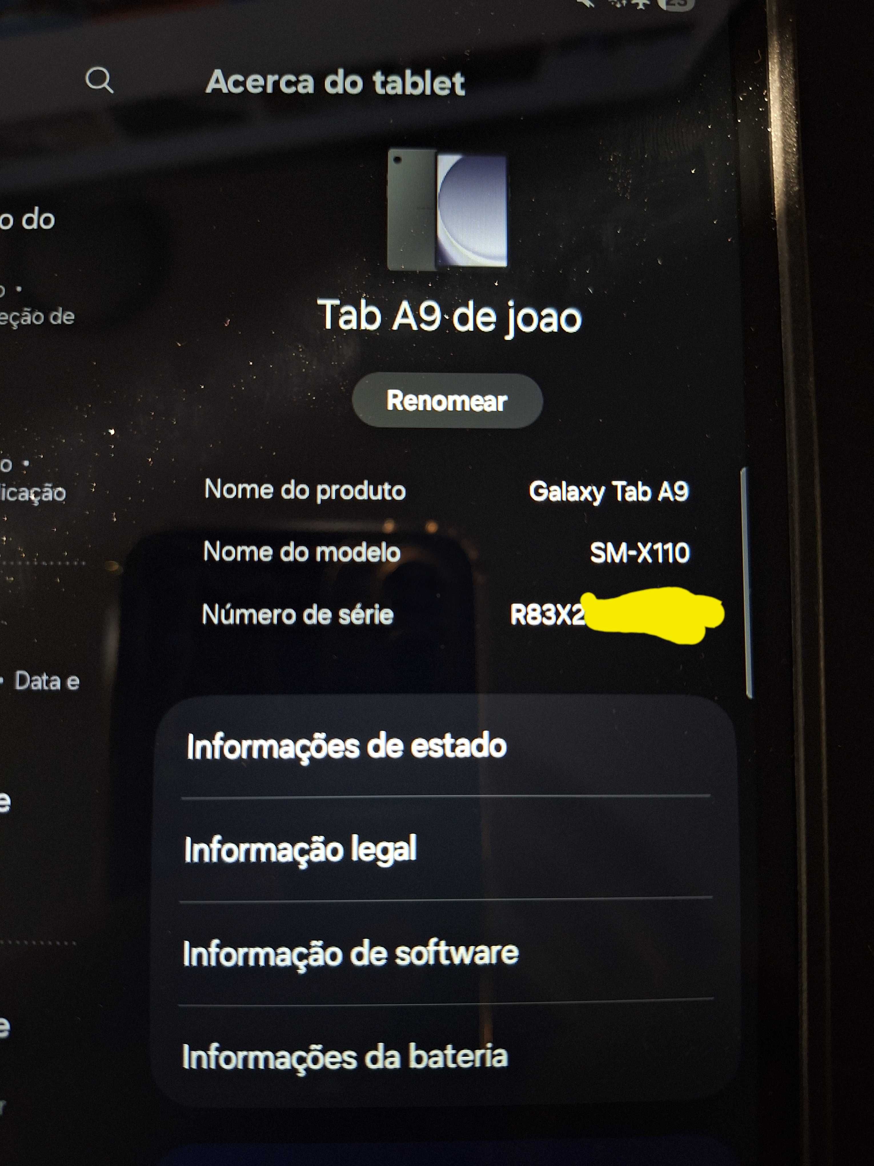 SAMSUNG Tablet A9 64GB 2024