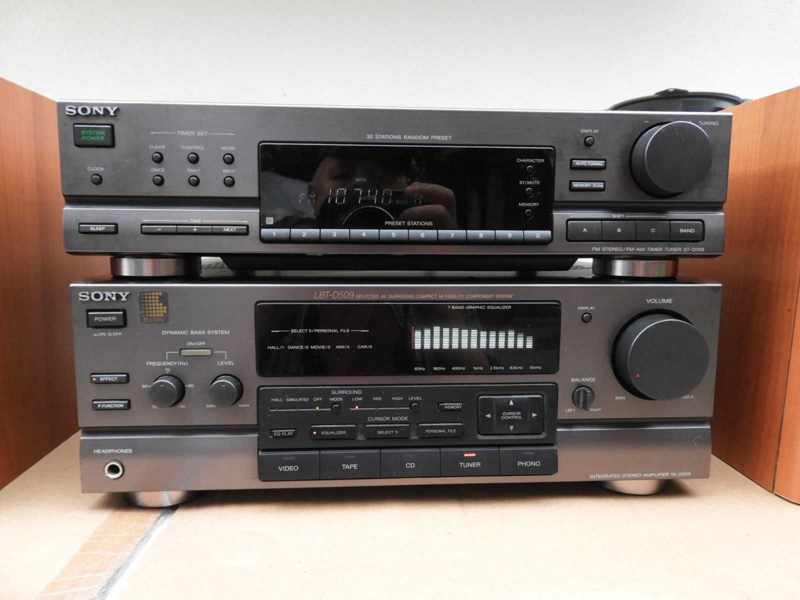 Radio Sony ST - D 709 i wzmacniacz Sony TA - D 509
