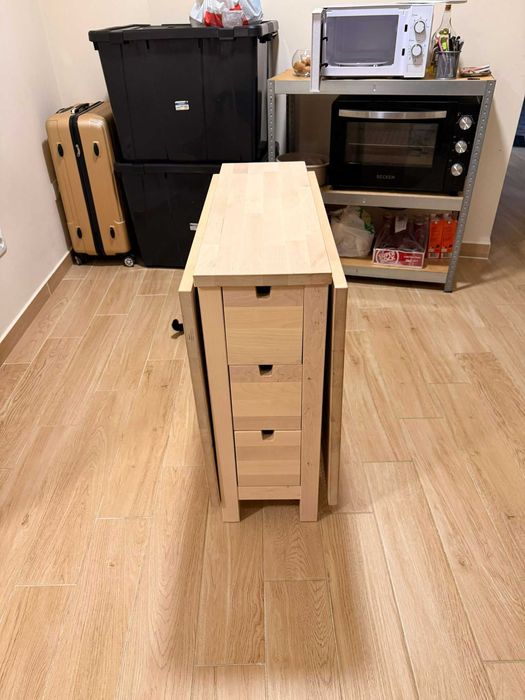 Mesa IKEA NORDEN – Dobrável, Prática e Como Nova!