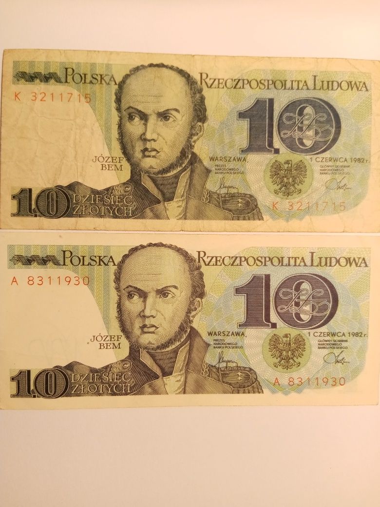 Banknoty z czasów PRL