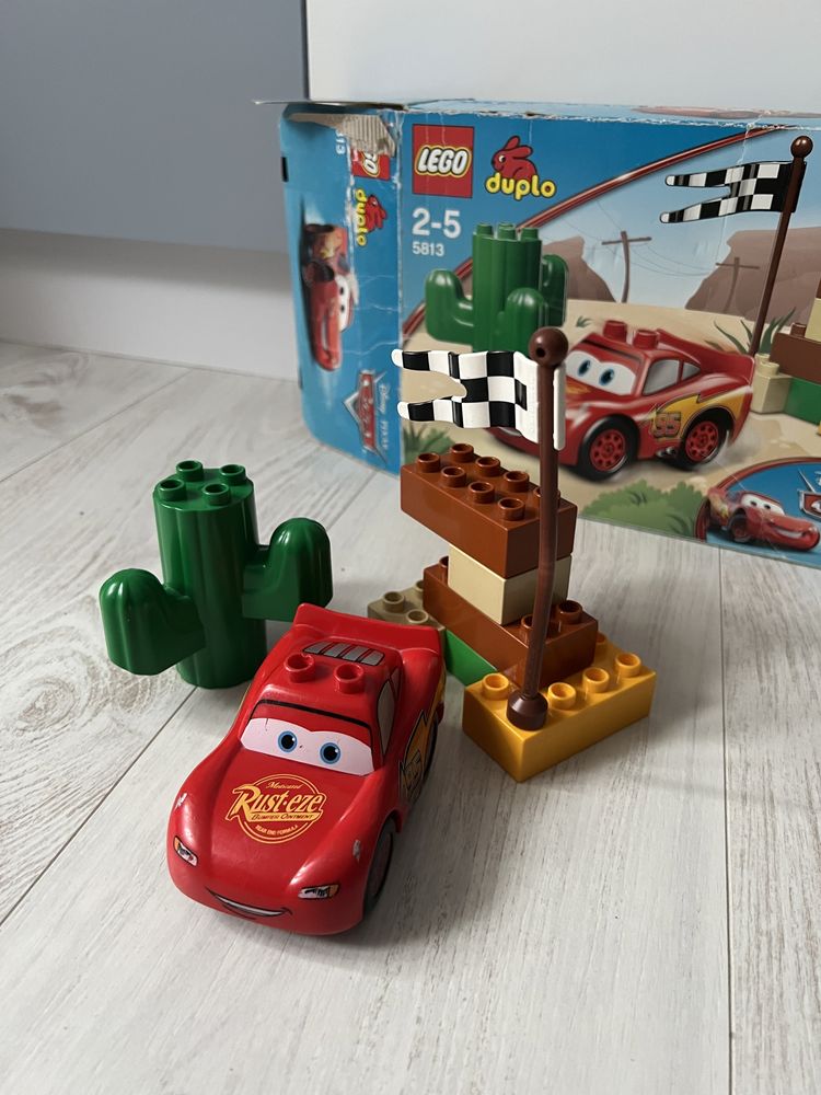Klocki lego duplo - zig zag mcqueen 5813 cars z pudełkiem