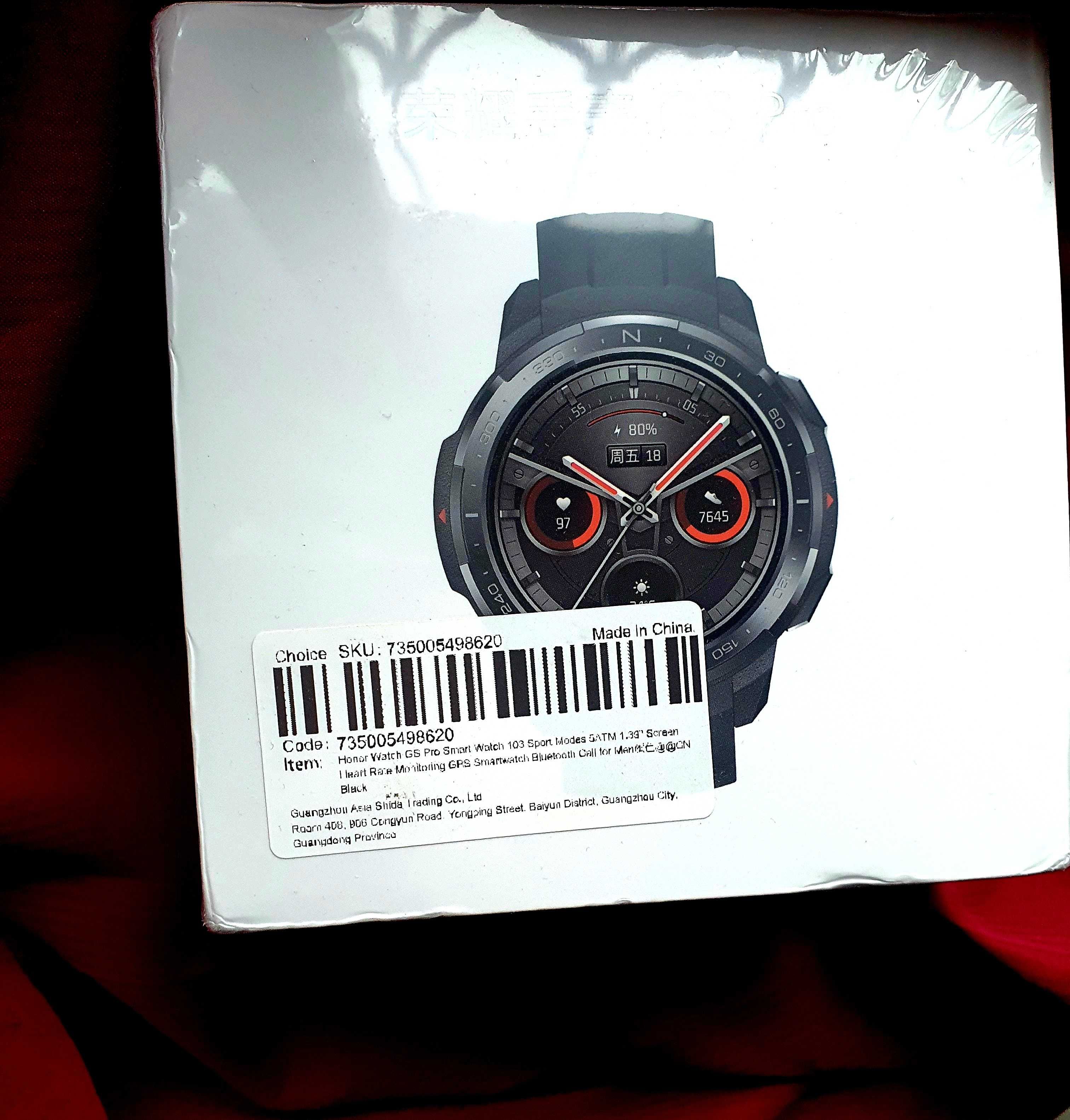Продам смарт часы умные часы 4 недели работы от Honor Watch GS Pro