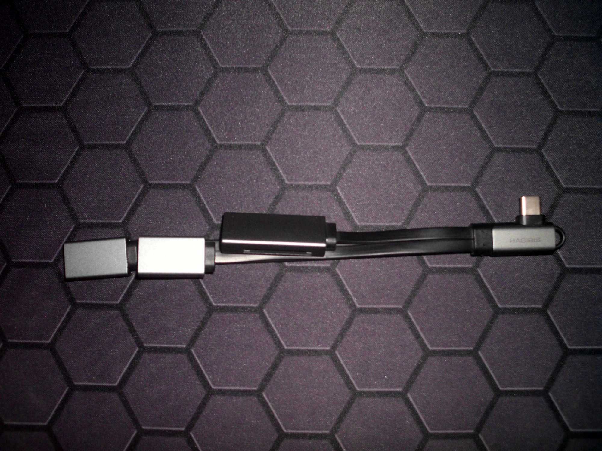 USB HUB /Док-станція 4-в-1/ USB Type C - USB 3.1 + USB 2.0+ SD/TF