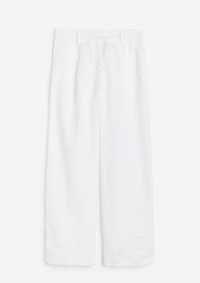 Льняні брюки H&M 38p білі Zara палаццо