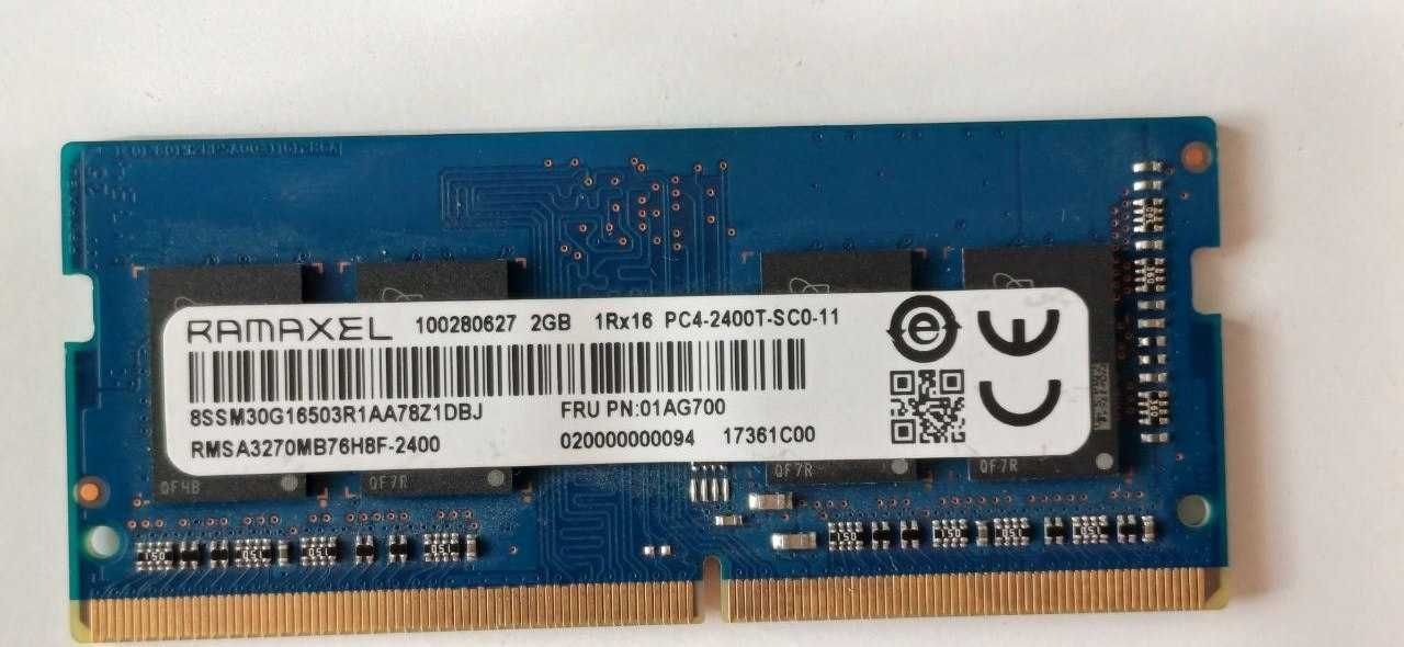 Память SODIMM 4Gb DDR4 2400Mhz Ramaxel RMSA3270MB86H9F-2400