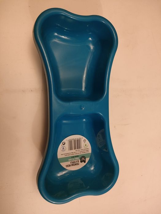 Podwójna miska i poidło turystyczne dla pupila ActivPet 450ml.