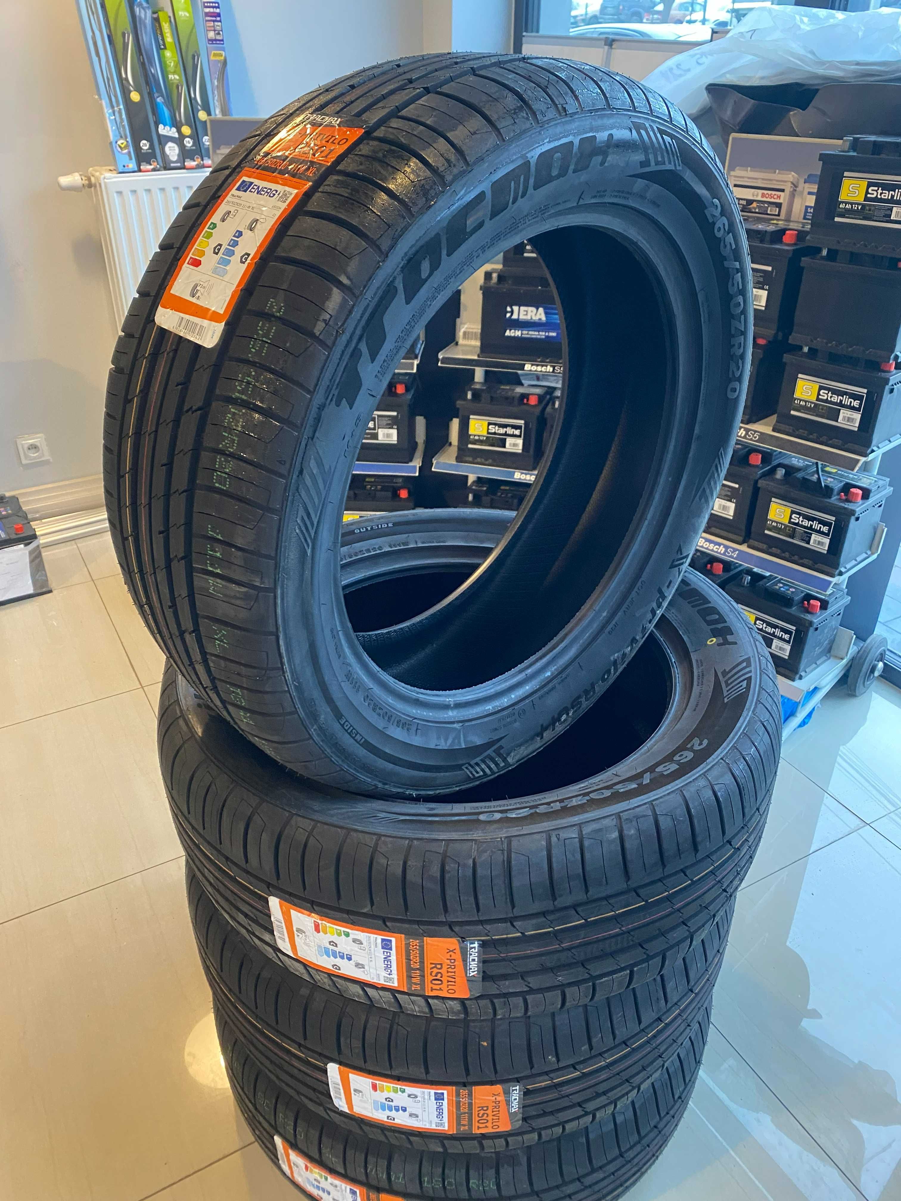 NOWE Opony opona letnia letnie TRACMAX 265/50R20 X-PRIVILO RS01+ 111W