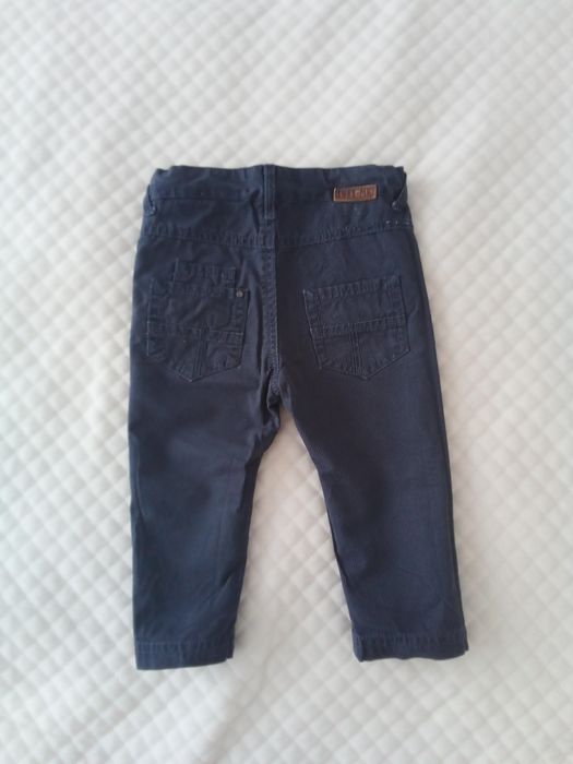 Spodnie niemowlęce, granatowe, rozm. 74