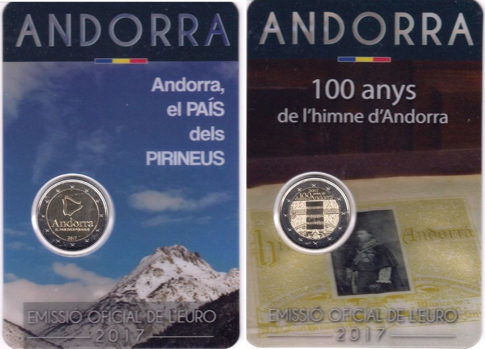 Coincard - Andorra, Bélgica e França