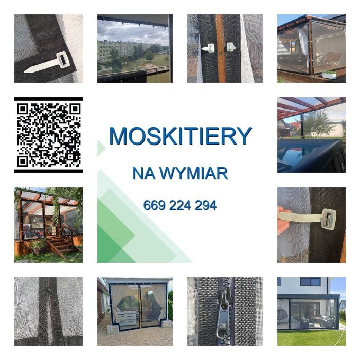 Moskitiera na taras. Moskitiera na balkon. Na altanę. Na wymiar.