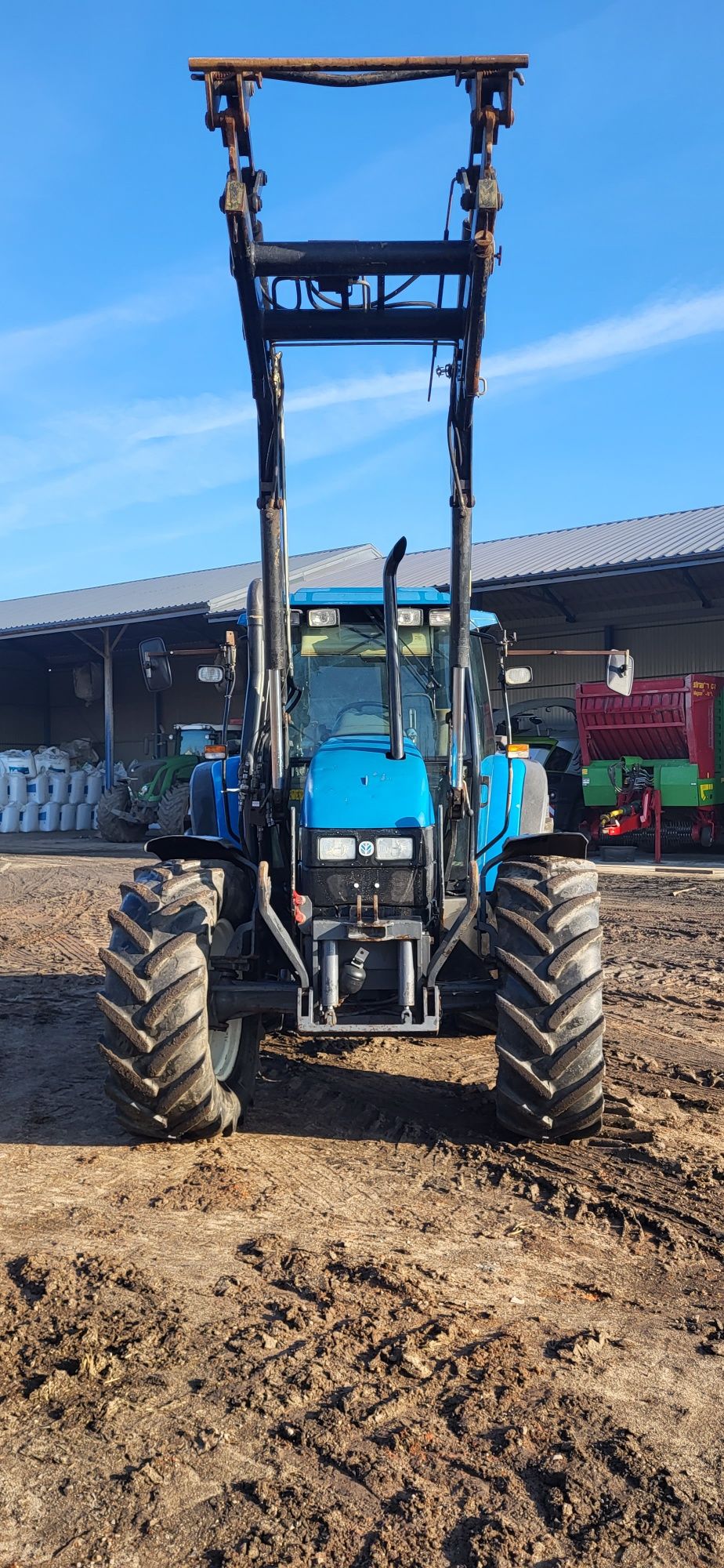 New Holland TS100,brutto NH100, Klima, pneumatyka, stoll, ładowacz