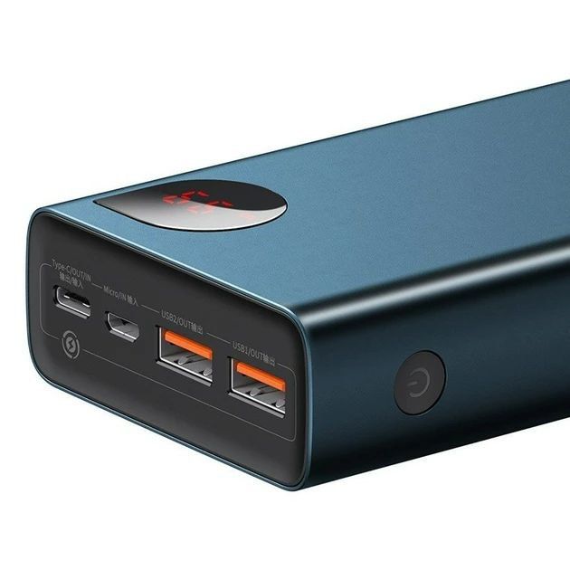 Зовнішній акумулятор Baseus Power Bank 20000mAh Adaman Metal Digital D