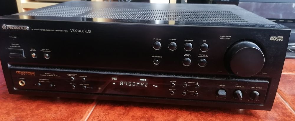 Sistema de som 5+1 amplificador e colunas Pioneer