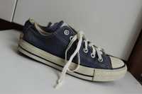 Converse krótkie buty trampki  all star jeans niebieskie 37