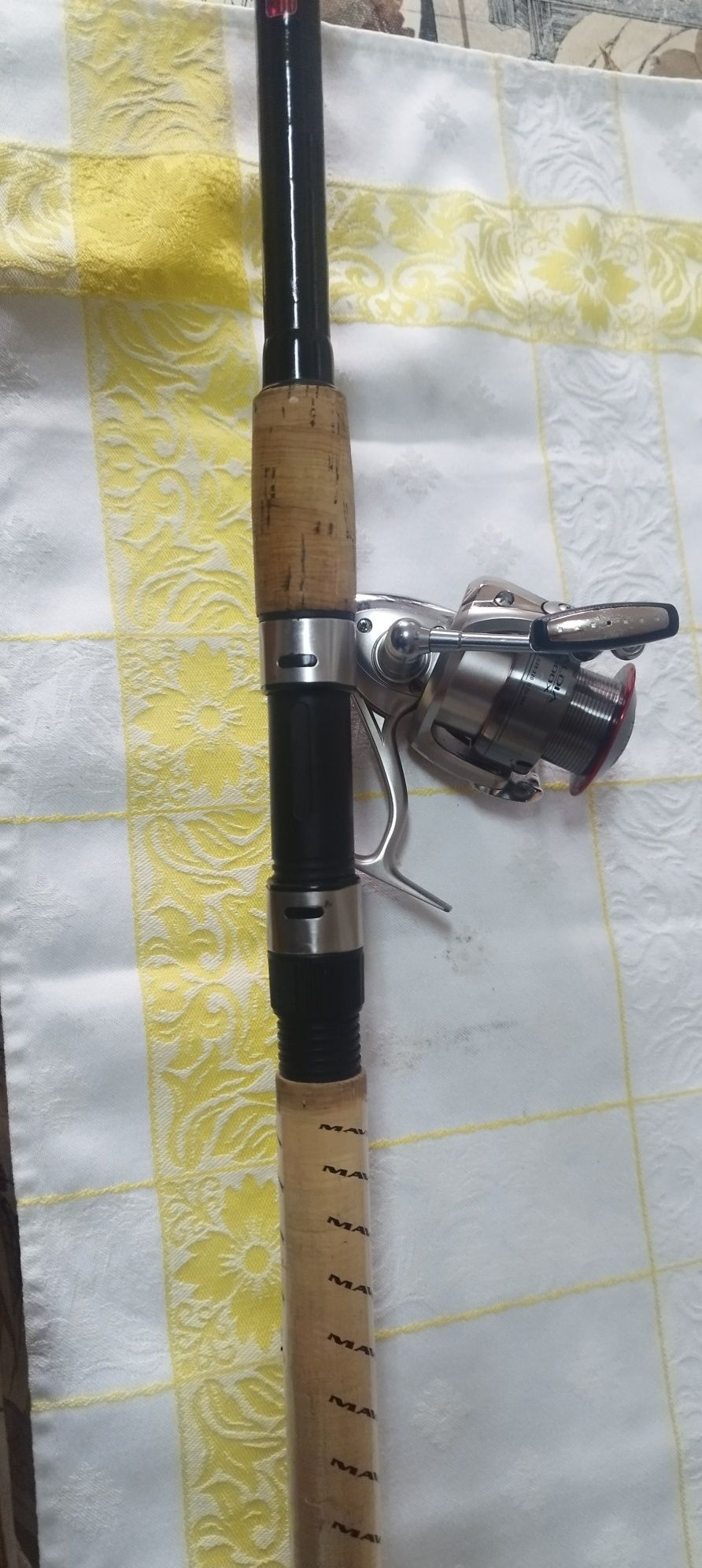 Carreto daiwa caldia e cana maver