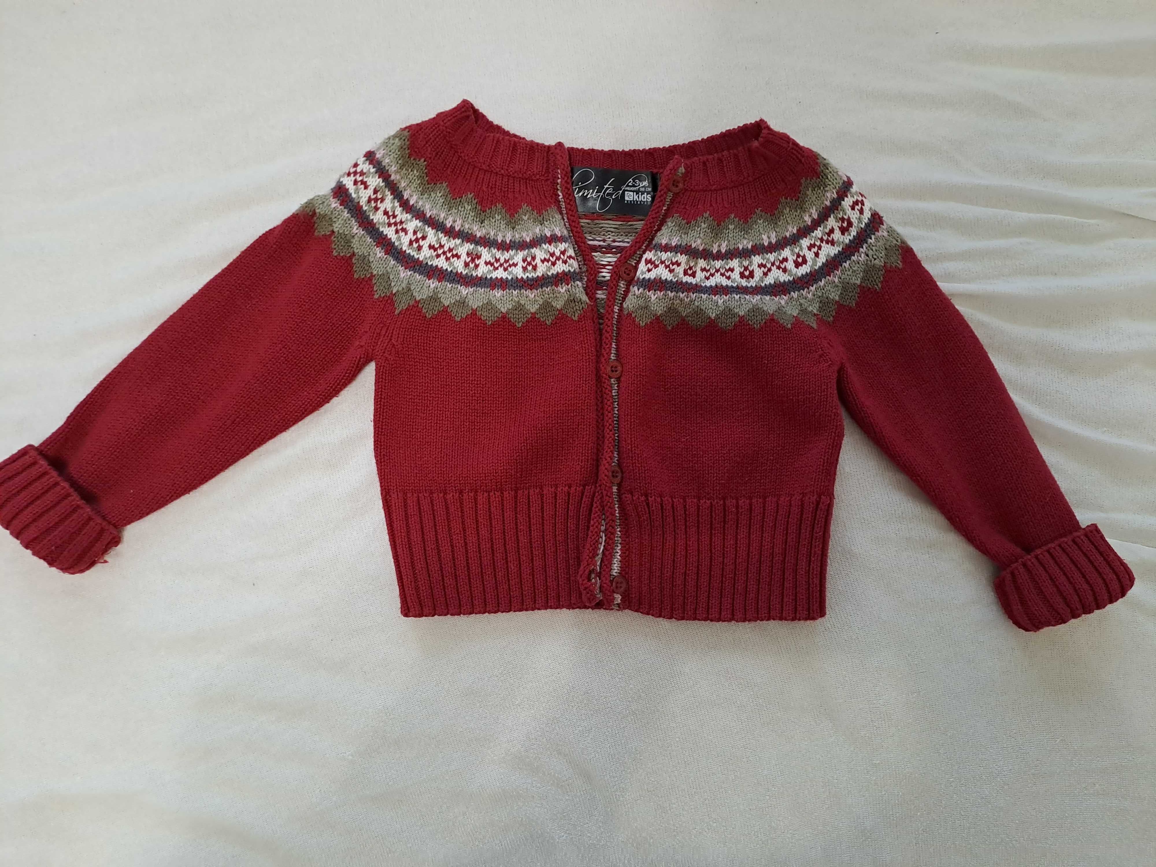 sweter na zime 98 dla 1-2 latka