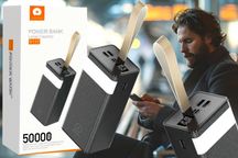 Портативна батарея-повербанк Power Bank WUW-Y117 50000 mAh