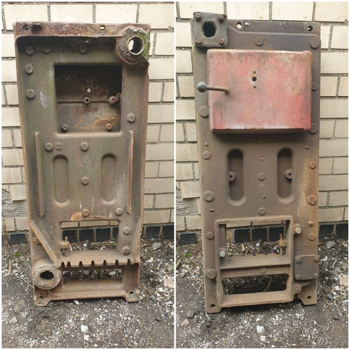 Котёл твердотопливный (чугун). Наборной.