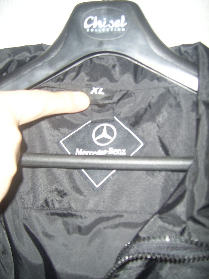 Męska kurtka z logo Mercedes