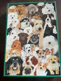 Puzzle Otter House Dogs Life Avril Haynes pies 1000