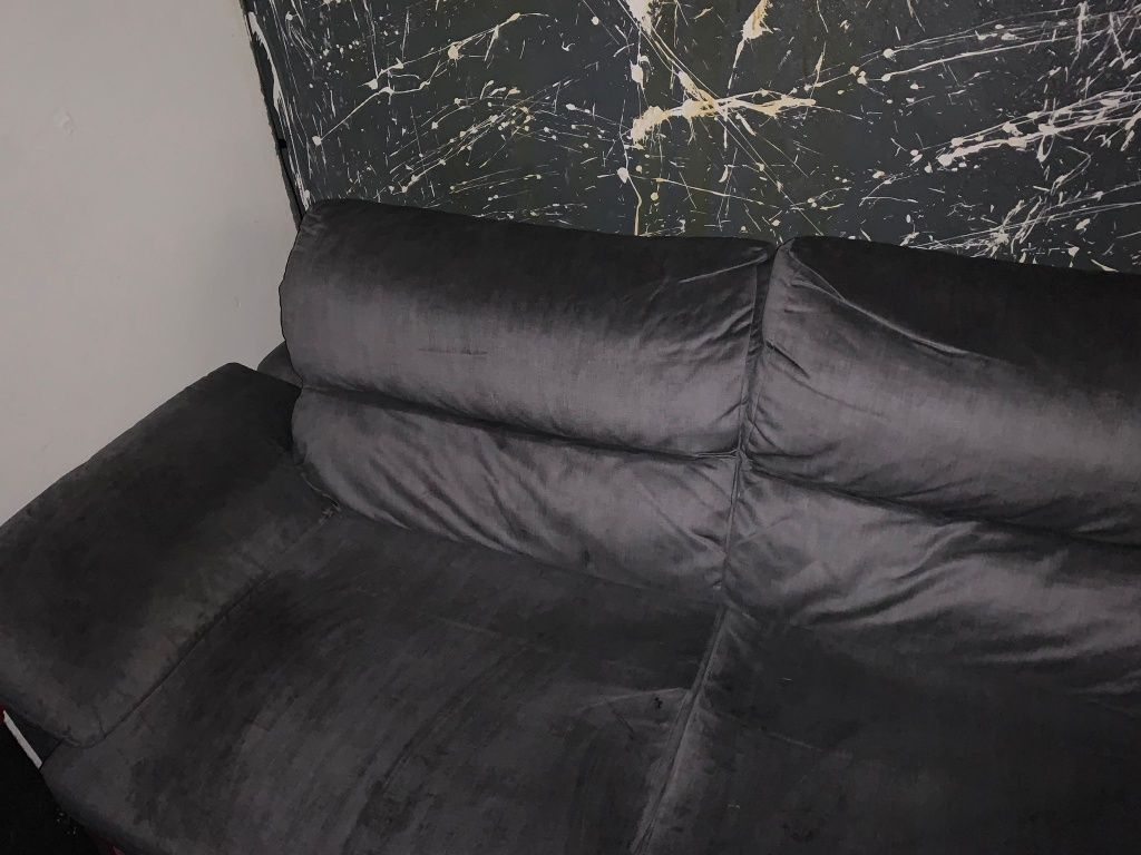 Sofa cama 2 lugares em pele pêssego