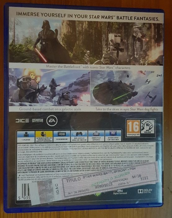 Jogo PS4 StarWars BattleFront